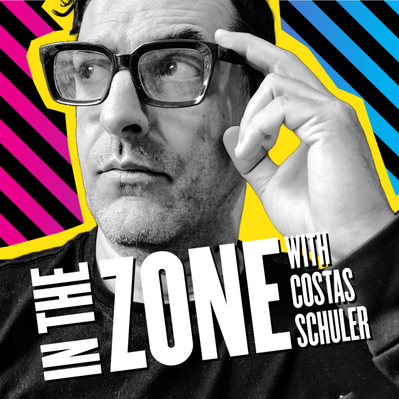 Close portrait of Costas Schuler from In the Zone